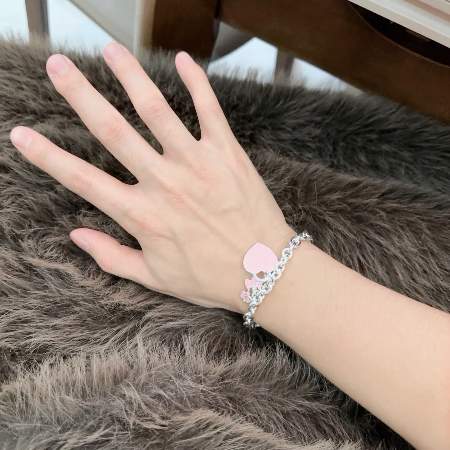 Tiffany & Co. Heart Charm Bracelet